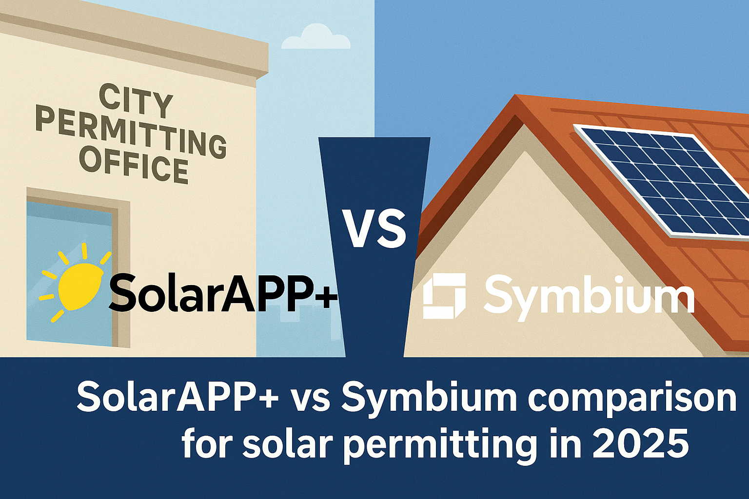 SolarAPP+ vs Symbium (2025): Which Automated Solar Permitting Platform Wins?