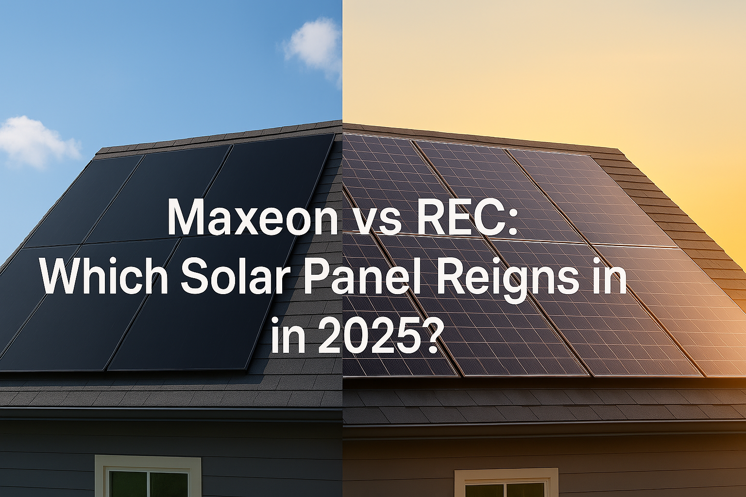 Maxeon vs REC Solar Panels (2025): Which Brand Is Better for Your Home?